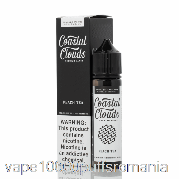 Vape Romania Peach Tea - Coastal Clouds Co. - 60 Ml 3 Mg